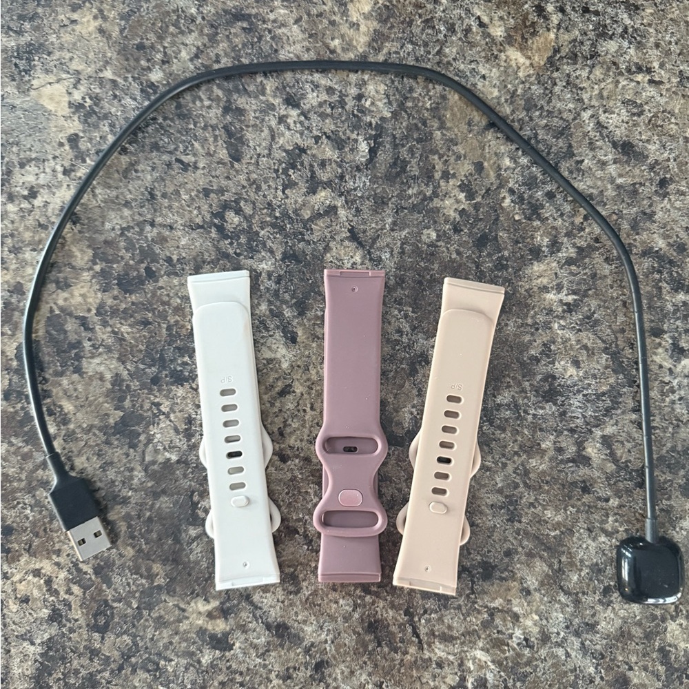 Fitbit Band Trio - Cream, Pink, Tan Sense 2
